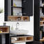 Jaslynne Freestanding and Wall Bathroom Storage Furniture Set-1787840129