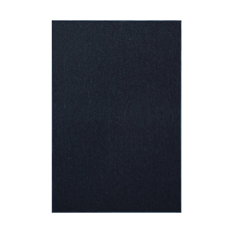 Amorim Furnish my Place Modern Indoor/Outdoor Commercial Solid Color Rug - Pet and Kids Friendly Rug, Stain Resistant, Floor Carpet for Living Room & Hallway, Wedding - Navy