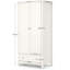 Jarin 2 Door Solid Wood Wardrobe-49292654-49292653