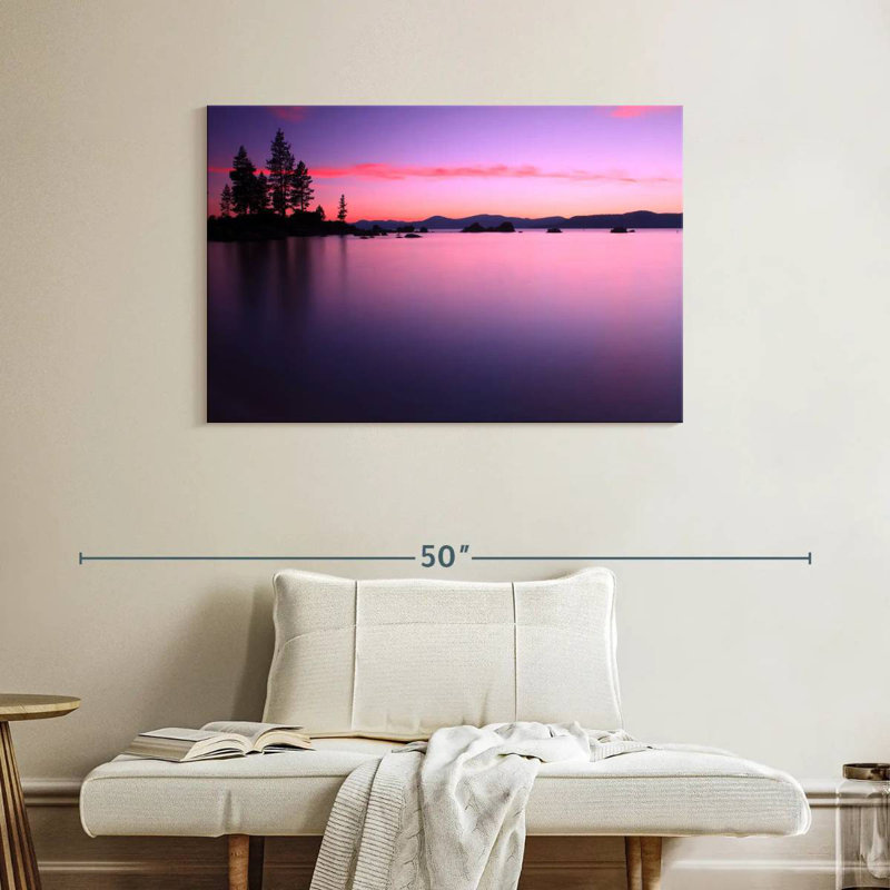 Alvord Dusky Lake Tahoe, H 26 po x l 39 po