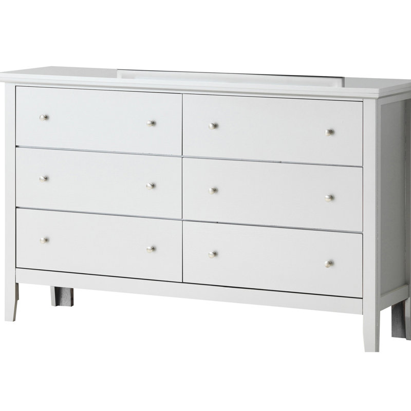 Commode couleur champagne champagne G1333-d - entièrement assemblée, tiroirs durables, quincaillerie en métal terni, élégante,