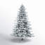 Utica Flocked Fir Artificial Christmas Tree-600414832