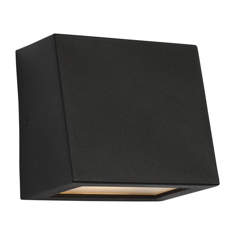 Kakudo LED Outdoor Wall Lantern, 4.625" H x 5" W x 3.5" D