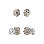 Nostalgic Warehouse Rope Rosette Entry Set with Crystal Knob