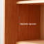 Vitrine de rangement simple en verre
