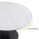Modern Round Extendable Dining Table With Black Base