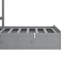 Lit superposé simple avec tiroirs intégrés, tablettes de garde-robe et système de levage hydraulique-114355473