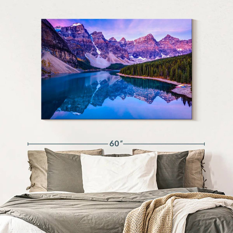 Alvord Banff - lever de soleil mauve, H 34 po x l 51 po