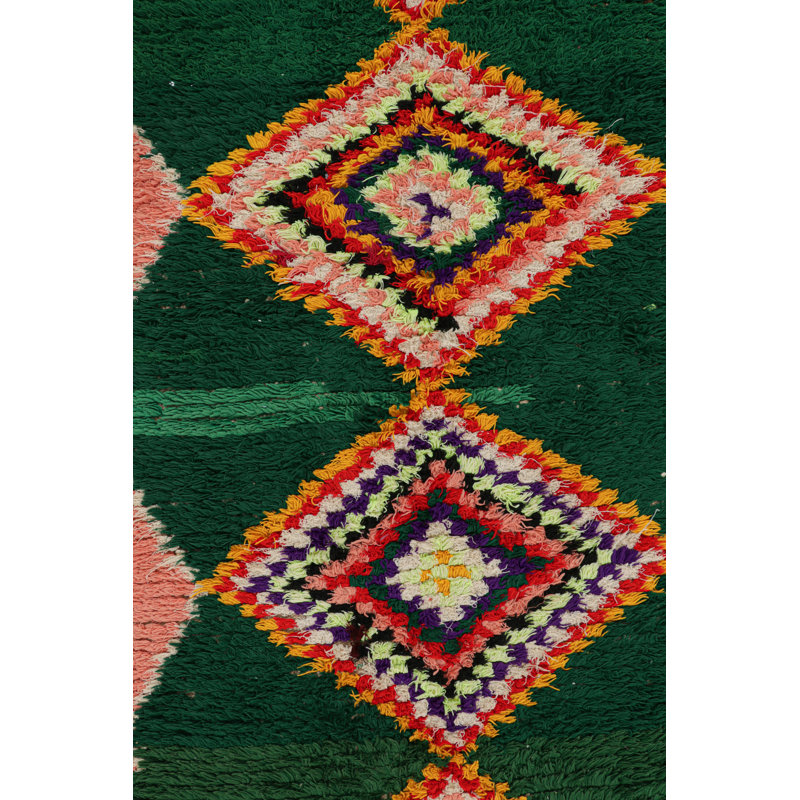One-of-a-Kind 3'7"x7'3" Hand Knotted Area Rug