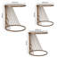 Ayrshire Glass Top Frame Nesting Tables