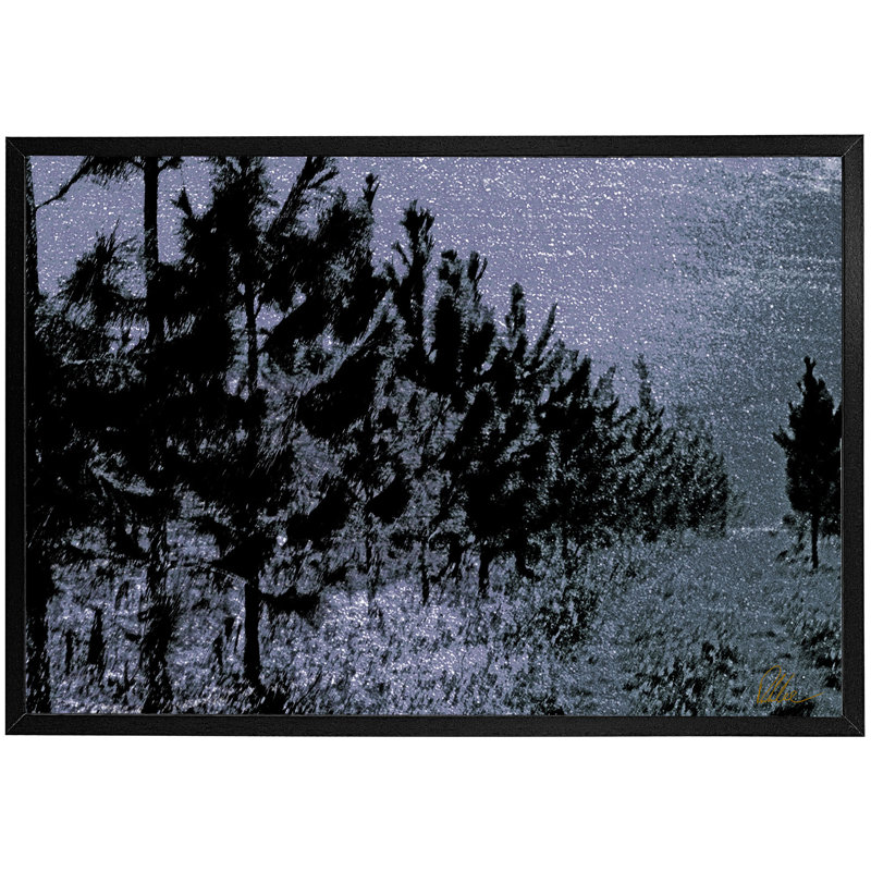 Single Picture Frame Print, Black, 76cm H x 114cm W x 4cm D