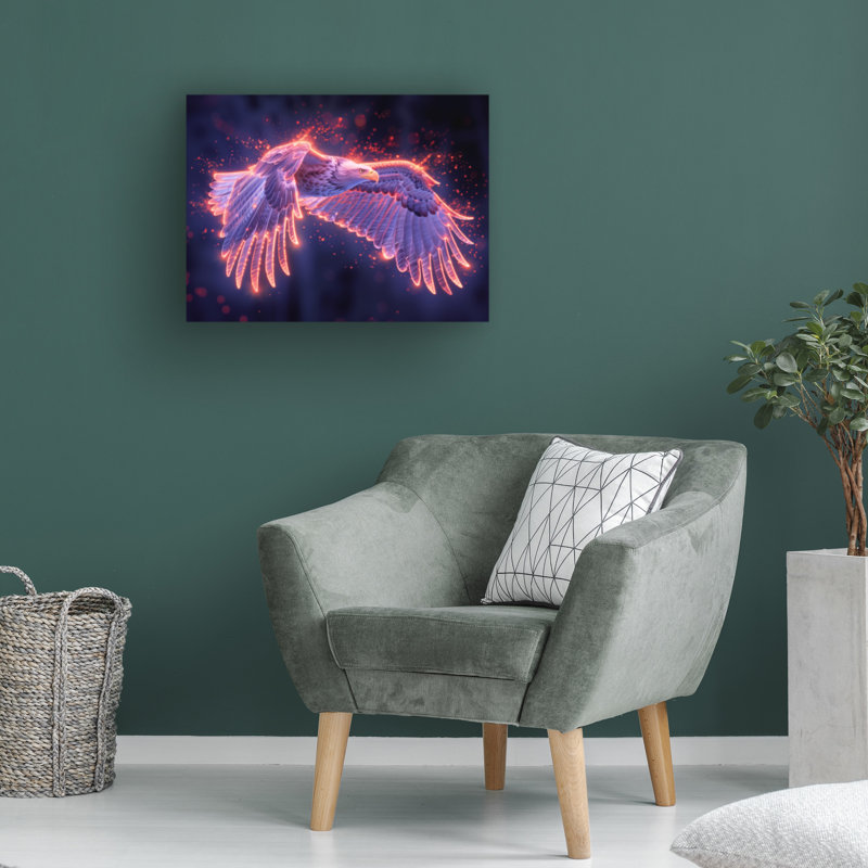 Impression sur toile, "Ray Bald Heere American Bald Eagle" 2, H 14 po x l 19 po