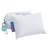 Lincove Canadian Down Feather Travel Pillow - Luxurious Head/Neck Support, 12 X 16" - 2 Pack