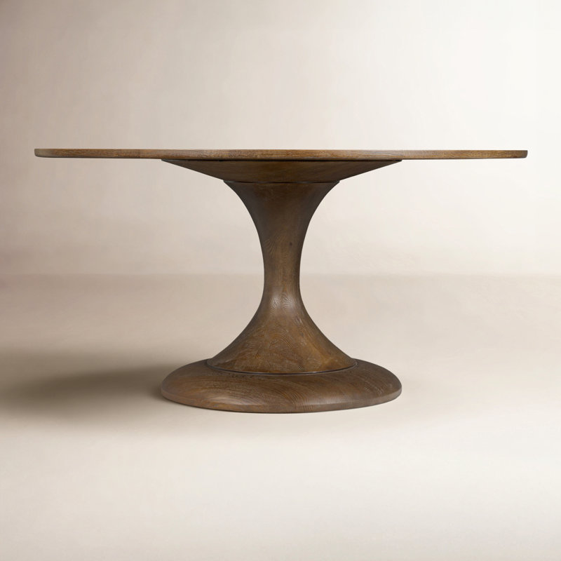 Eastman Dining Table -Light Weathered Oak, 30" H x 60" W x 60" D, Light Weathered Oak