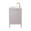 Meuble-lavabo simple 36 po avec plateau en pierre reconstituée Bilroy-1324134630