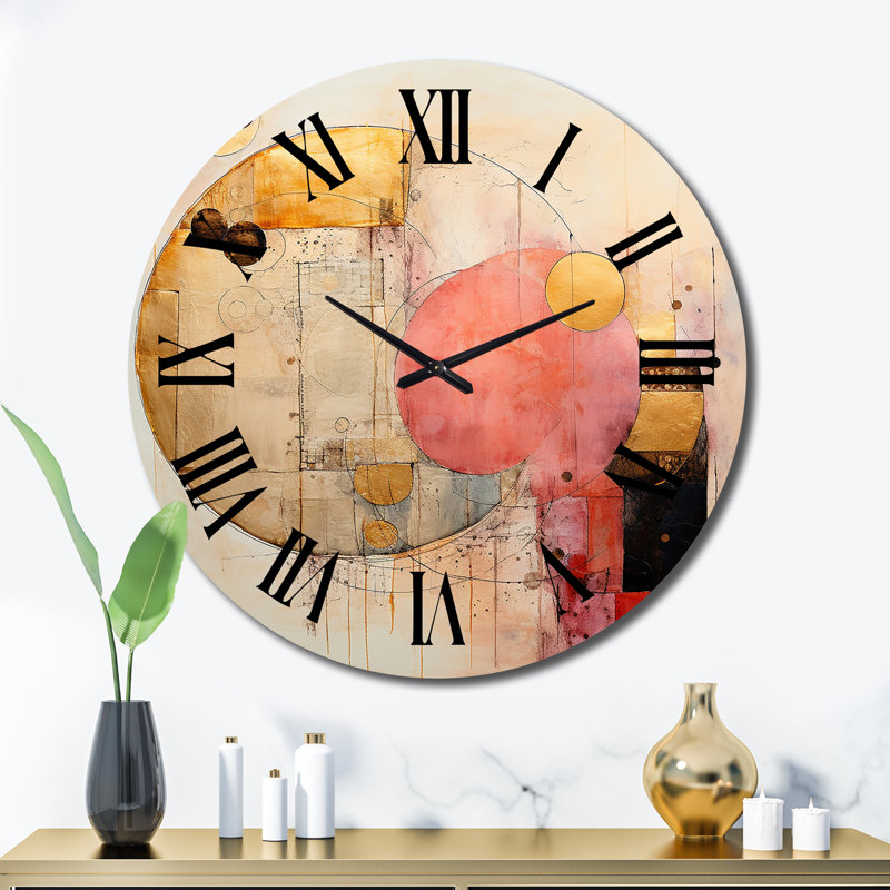Horloge murale en métal Beyarmudu, Très grand