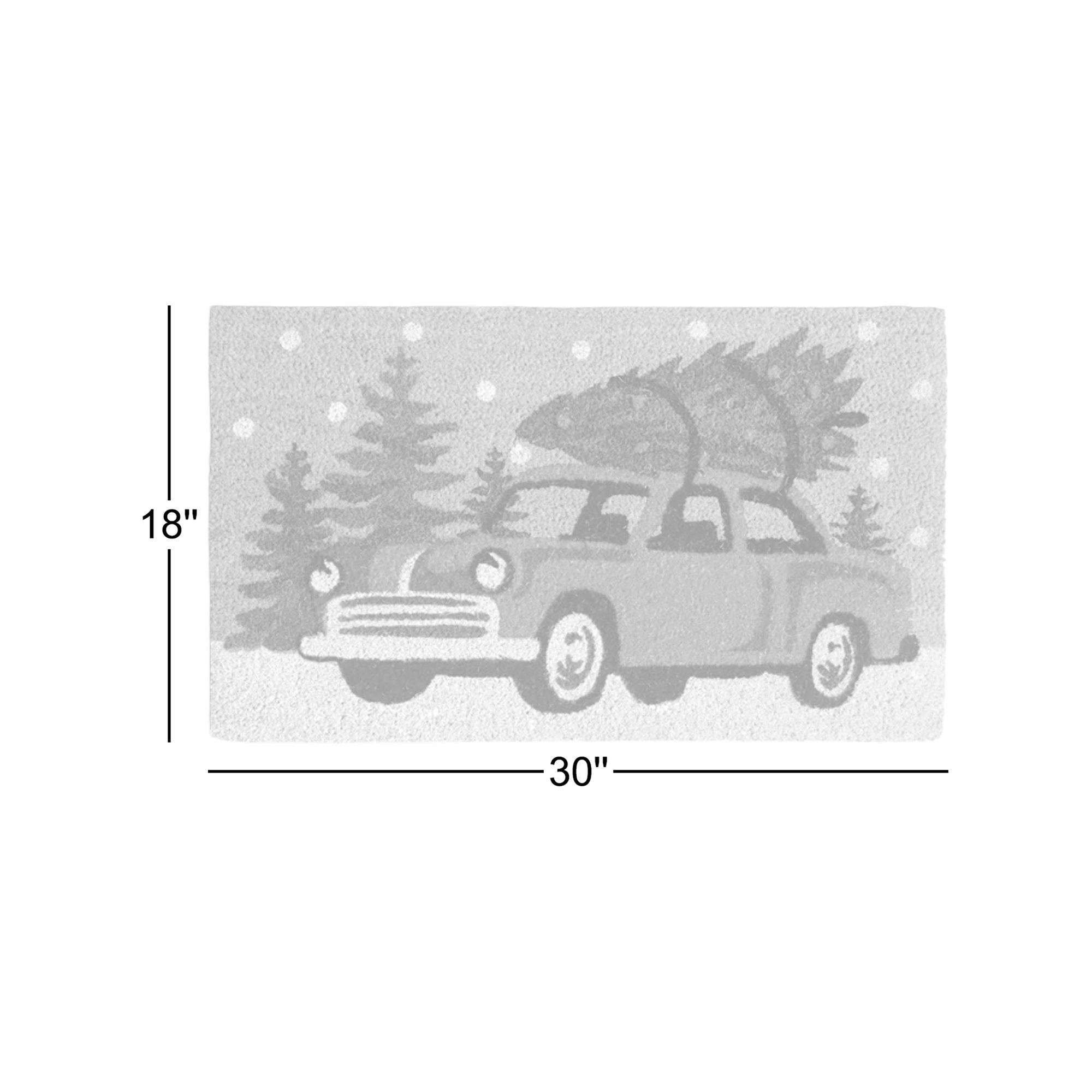 Josette Non-Slip Christmas Doormat