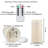 2 Piecer Waterproof Outdoor Flameless Pillar Candles With Remote And Timers (Warm Yellow Light)-1484488247