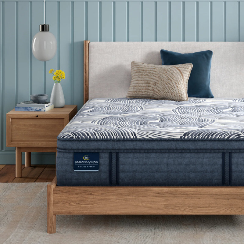 Perfect Sleeper Pro Edinburgh Plush Pillow Top 15" Latex Hybrid Mattress, California King