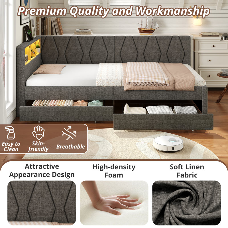 Daybed, Grey