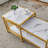 Dewann 2 Piece Wooden Nesting Coffee Table-311827123