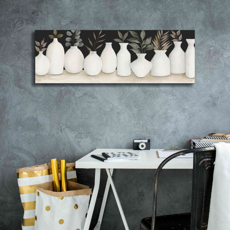 «Ebony and Ivory» par Cindy Jacobs, estampe numérique sur toile, 36 x 12 po