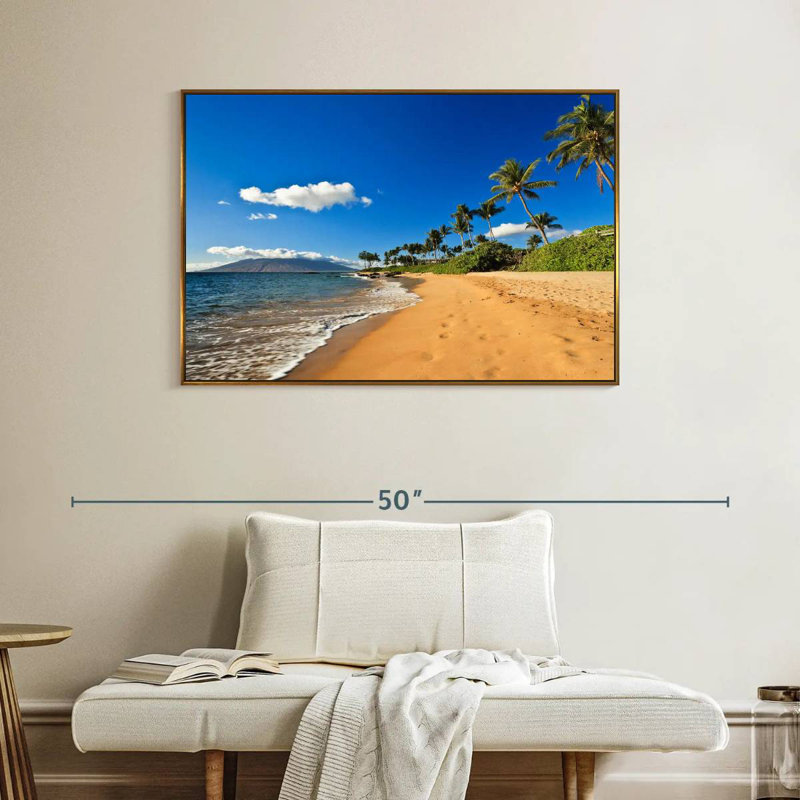Vail Wailea, Cadre flottant doré, 40 po x 27 po