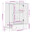  Highboard 23.6"X13"X39.4" Solid Wood Mango