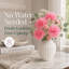 Pot de fleurs en soie-1087967484