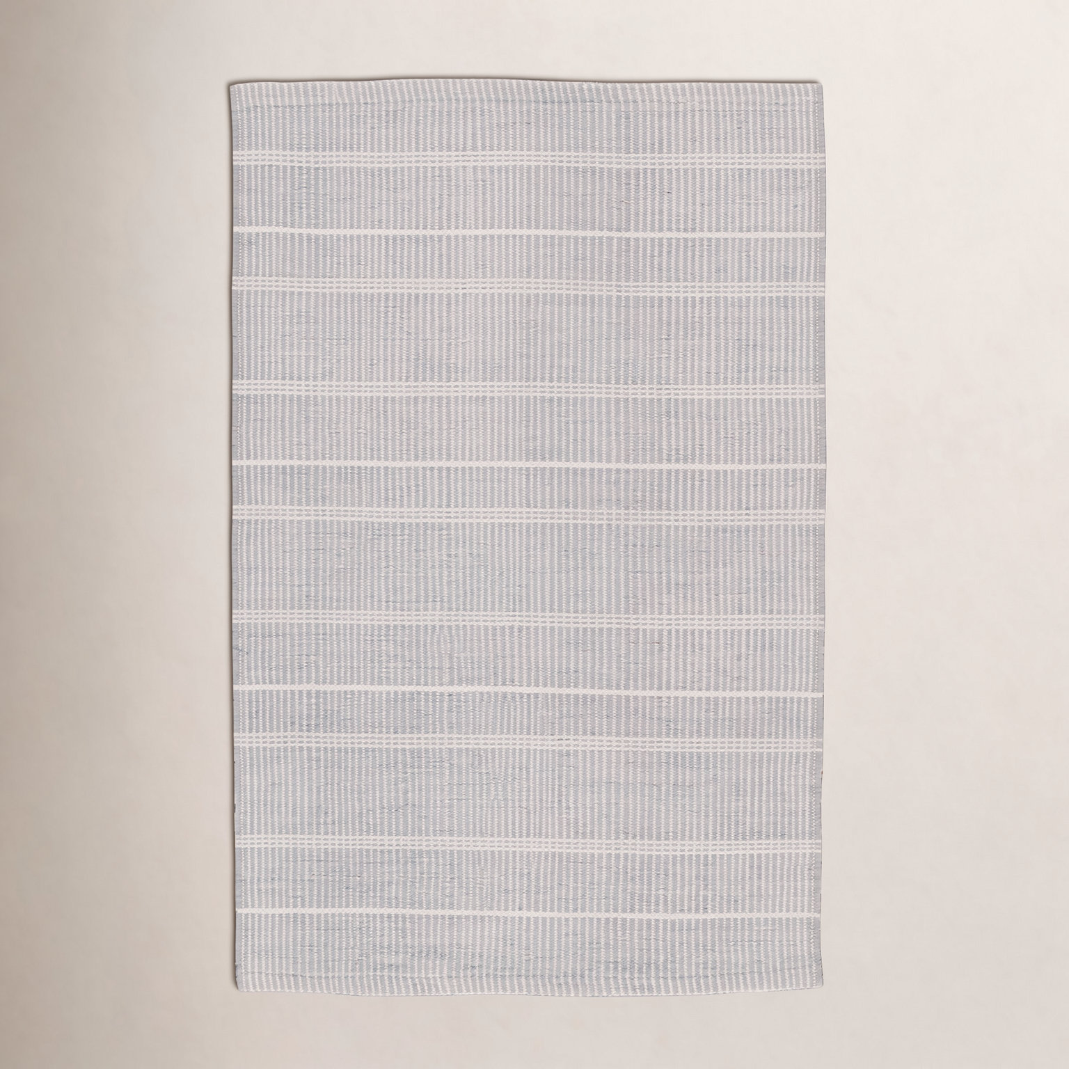 Samson Grey Handwoven Indoor/Outdoor Rug, Rectangle 6' x 9'