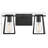 2-Light Open Cage Bath Vanity Fixture