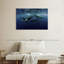 Baleines à bosse sur toile-1078703535