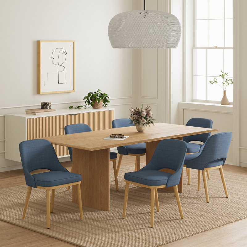Chaises de salle à manger 19,5 po, Bleu