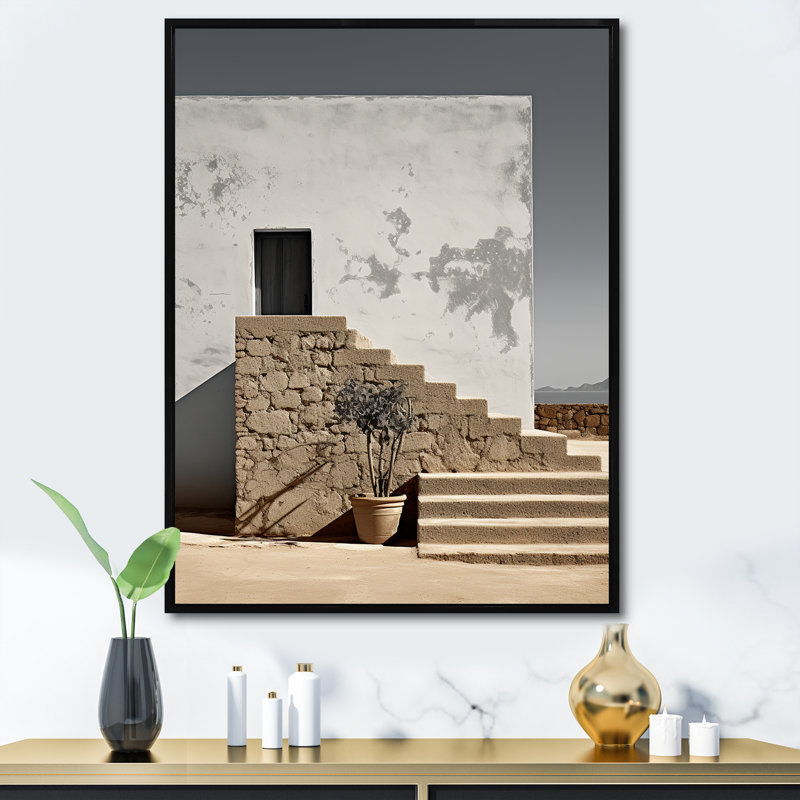 Monuments, minimalisme, photographie de paysage III, H 32 po x l 24 po x P 1 po, Cadre flottant noir
