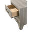 1Pc Two-Drawers Nightstand Bed Side Cabinet