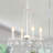 Plug-in 4-Light Classic / Traditional Crystal Chandelier with On/Off Switch for Dining Rooms Kitchen Islands Hallways Porches Living Rooms Mini Room - 15.74 in