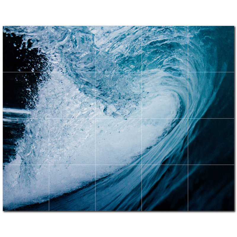 Vagues photo 4,25 x 4,25