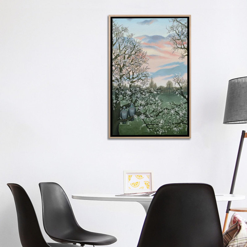 In March by Antoinette Kelly - Gallery-Wrapped Canvas Giclée on Canvas, 101.6 cm H x 66.04 cm W  x  4.445 cm D, Natural Wood