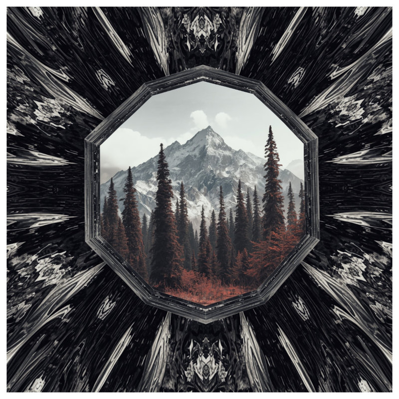 Coussins Mountain Mountain View, 16 x 16 pouces
