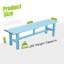 Banc d'extérieur en métal Nikoma-819552073