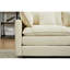 Living Room, 2 pièces, en L moderne, 2 places confortables en chenille blanche