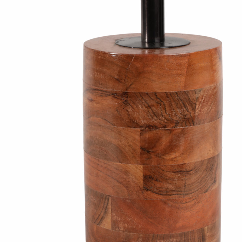 Millwood Pines Inmar Short Brown Table, 26" H x 11" W x 11" D