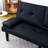 67-Inch Pvc Multi-Functional Sofa Bed With A Foldable And Cup Holder-2065815157