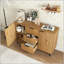 Buffet en bois avec 3 tiroirs et 2 portes