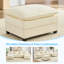 Canapé surdimensionné en forme de U de 156 pouces à 156 places avec canapé modulaire en forme de U, canapé double couche avec repose-pieds mobile et sièges très profonds-1930004047