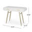 Table de bout avec rangement Pamela