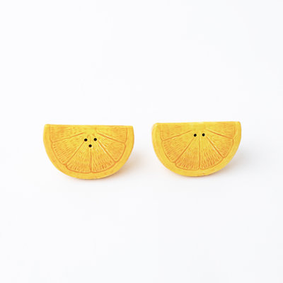 Orange Salt & Pepper Shaker Boxed Set