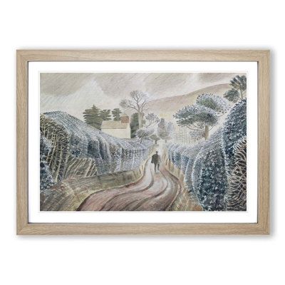 Wet Afternoon by Eric Ravilious - Framed Print