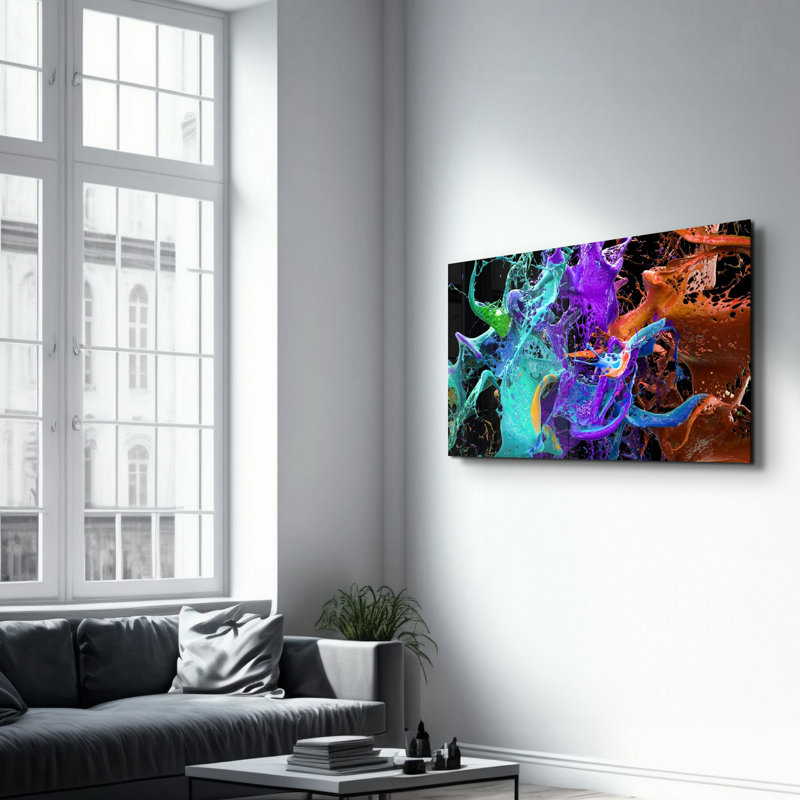 Decorative Tempered Glass Painting