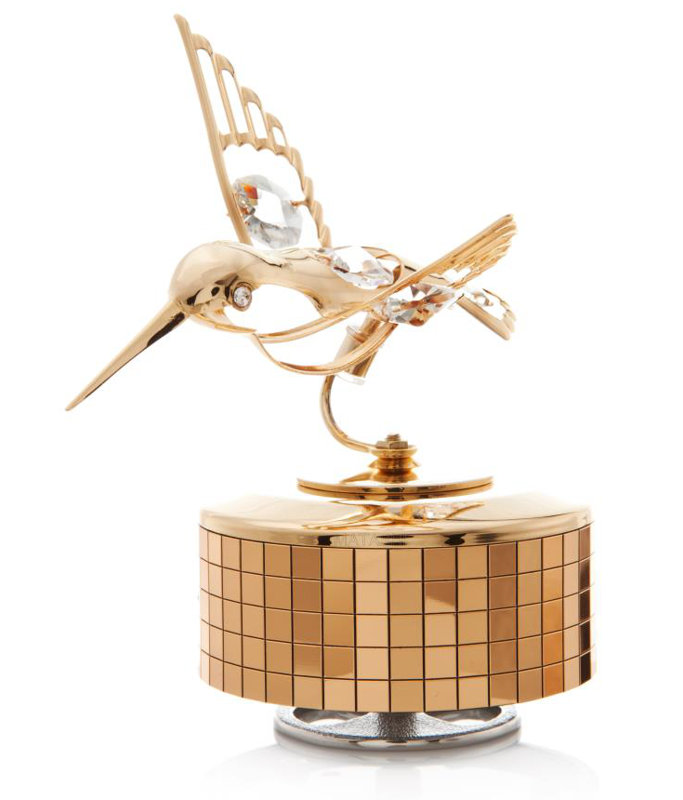 Figurine boîte à musique hummingbird